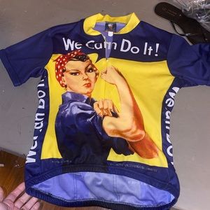 Womens size large cycling Jersey